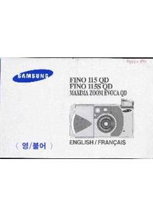 Samsung Fino 115 manual. Camera Instructions.